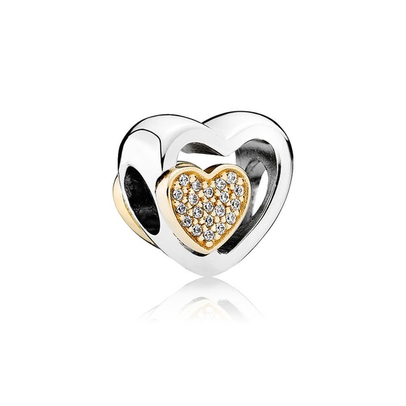 Pandora Jewelry - Retired PANDORA 14k Gold Joined Together Charm